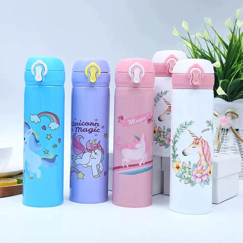 Stainless Steel -Unicorn Vacuum Insulated Water Bottle