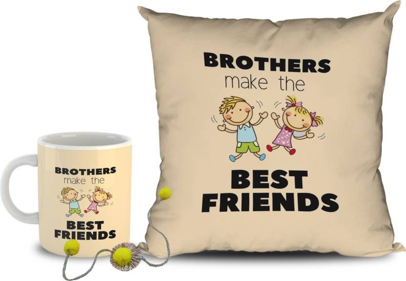 Brother makes the best friends cushion mug combo