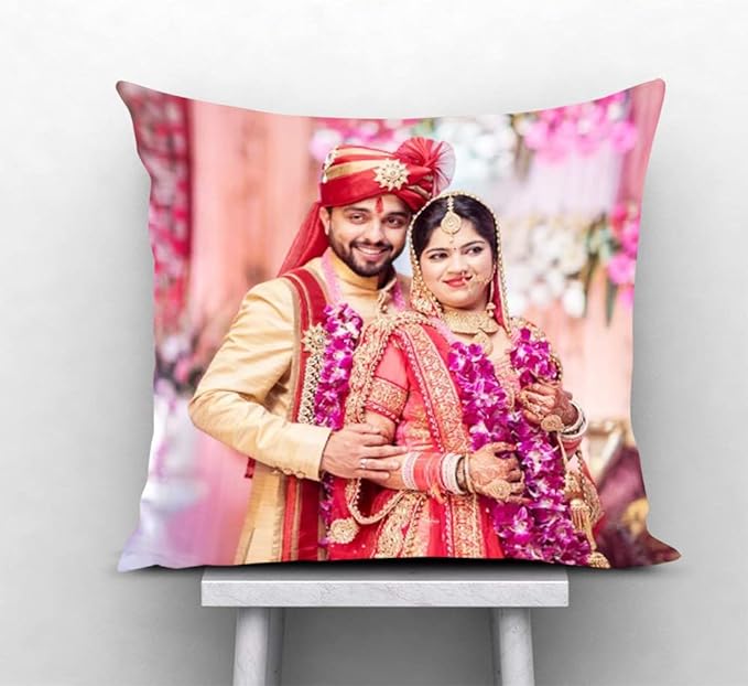 Giftlok Personalized Cushion With Filler | 12*12 Inch