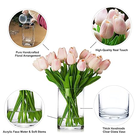 Beautiful Tulip Artificial Flowers For Home Decor Single Flower