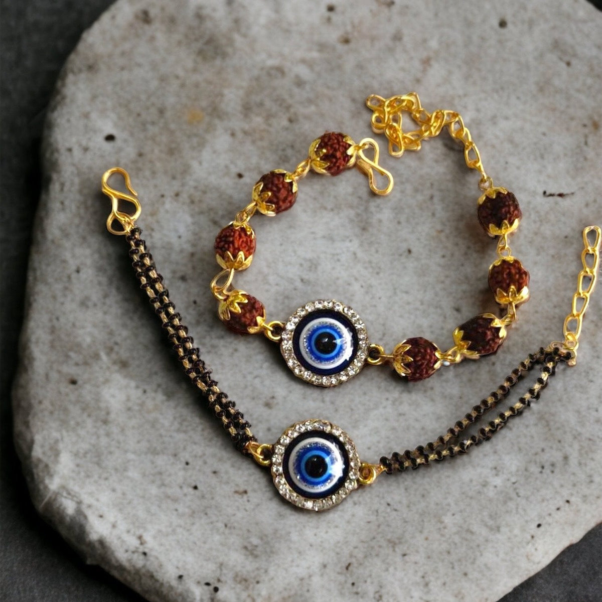 Exquisite Evil Eye Rakhi for Brother and sister in law